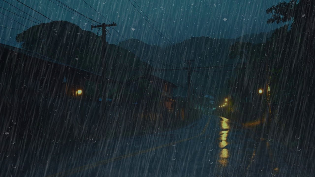 Drift Off Quickly 🌧️ Stress-Free Nights 💤 Rain Sounds for Instant Calm and Rest Tonight 😴
