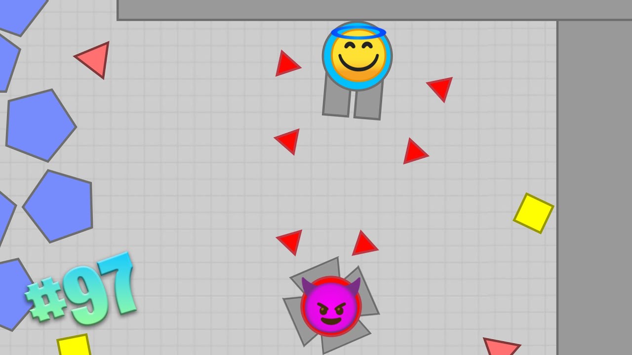 Diep.io BEST MOMENTS #97 | FUNNY AND TROLLING MOMENTS IN DIEPIO