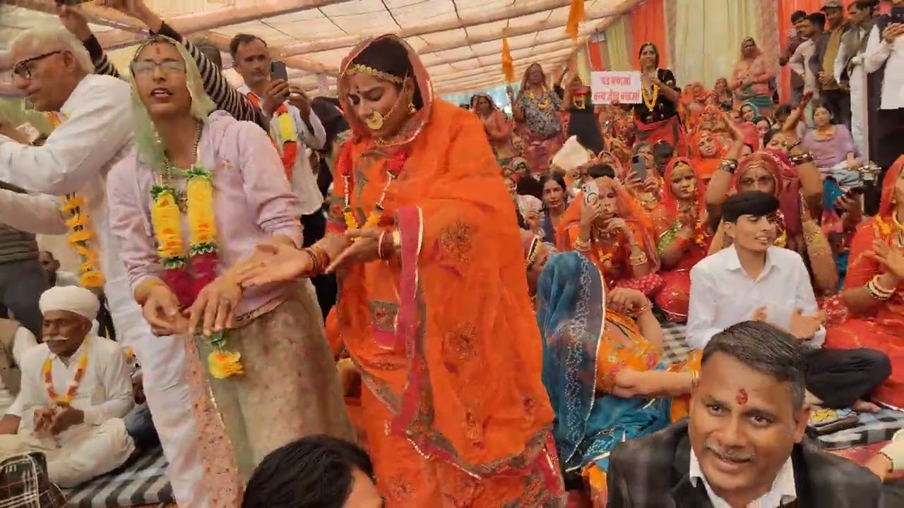 जागों विश्नोई भाई जागों रे चेतावनी भजन ! 🌳खेजड़ी बचाओ महापड़ाव बीकानेर। जमकर नाचे...🥁