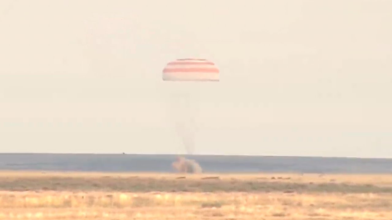 Soyuz MS-26 landing