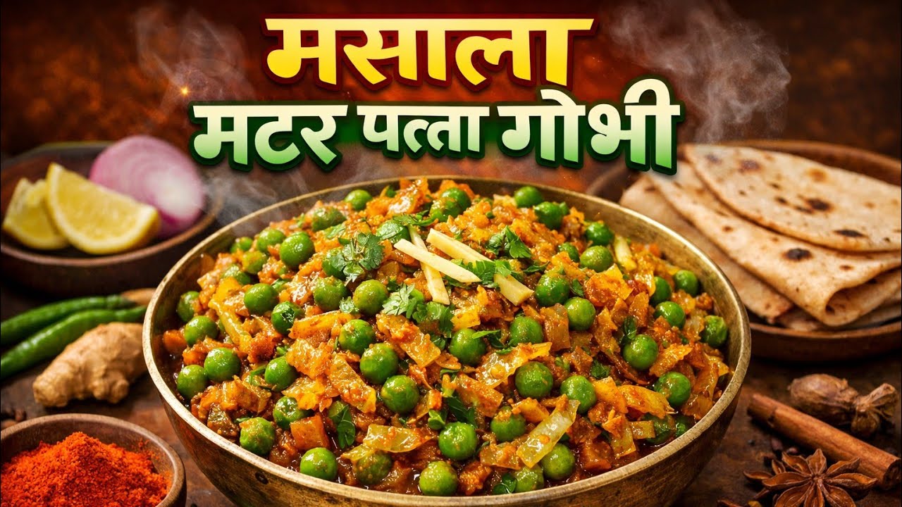 मसाला मटर पत्ता गोभी रेसिपी | आसान और टेस्टी सूखी सब्ज़ी | Full Recipe Nishu masala magic