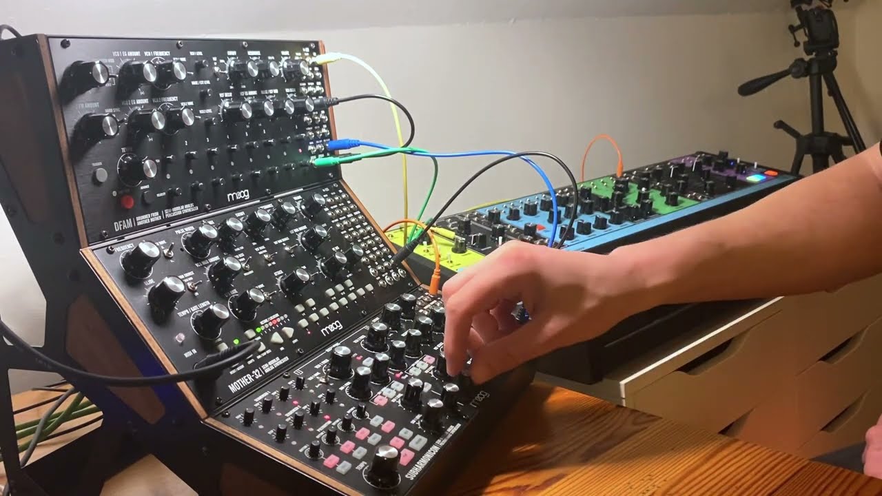 Another Moog Jam - Subharmonicon, Mother 32, DFAM and Moog Matriarch - 