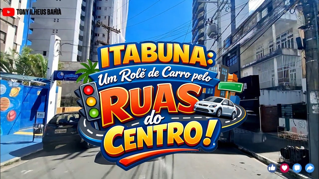 ITABUNA: A Força do Interior BAIANO  um Rolê de Carro Pelas RUAS Centrais.