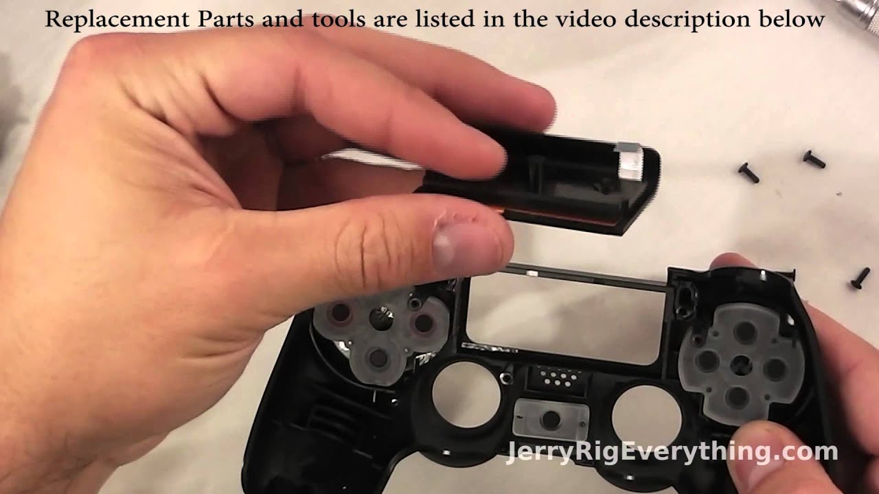 PS4 Controller Repair, Charging port fix, battery replacement. Complete Tear down.
