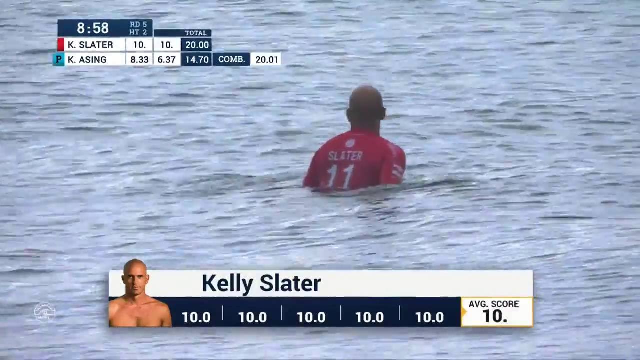 Kelly Slater's 2nd Perfect 10 - Billabong Pro Tahiti 2016