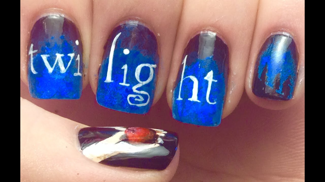 Twilight Nail Art Tutorial (REQUEST)
