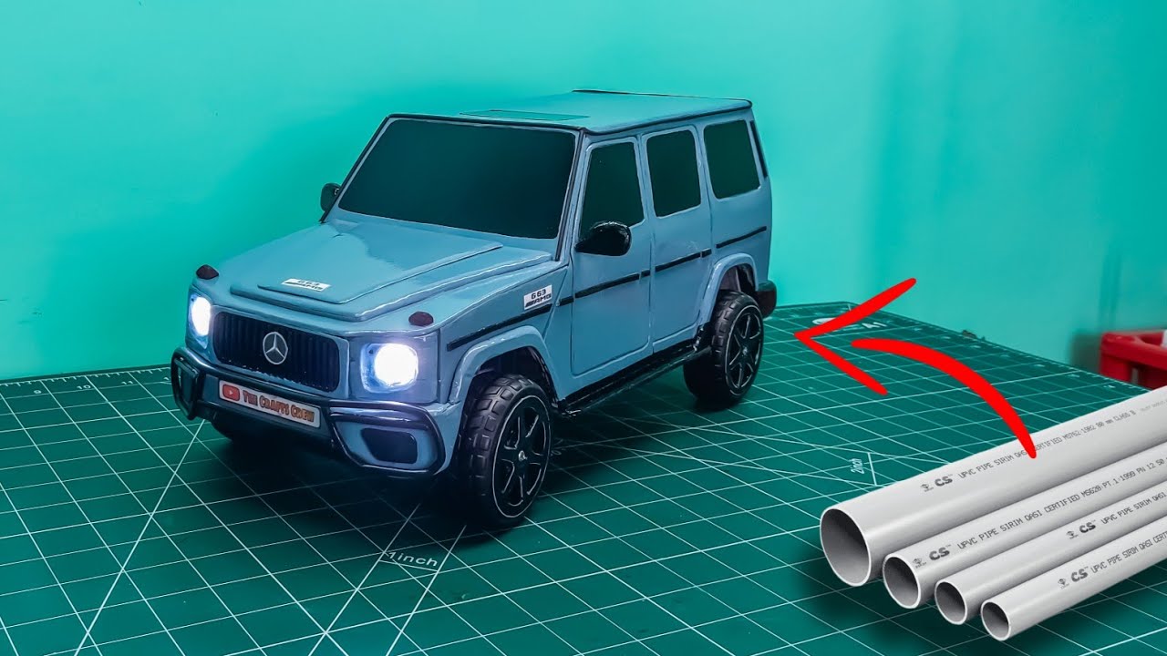 DIY PVC G-Wagon | Handmade RC Benz G wagon from PVC | DIY Car