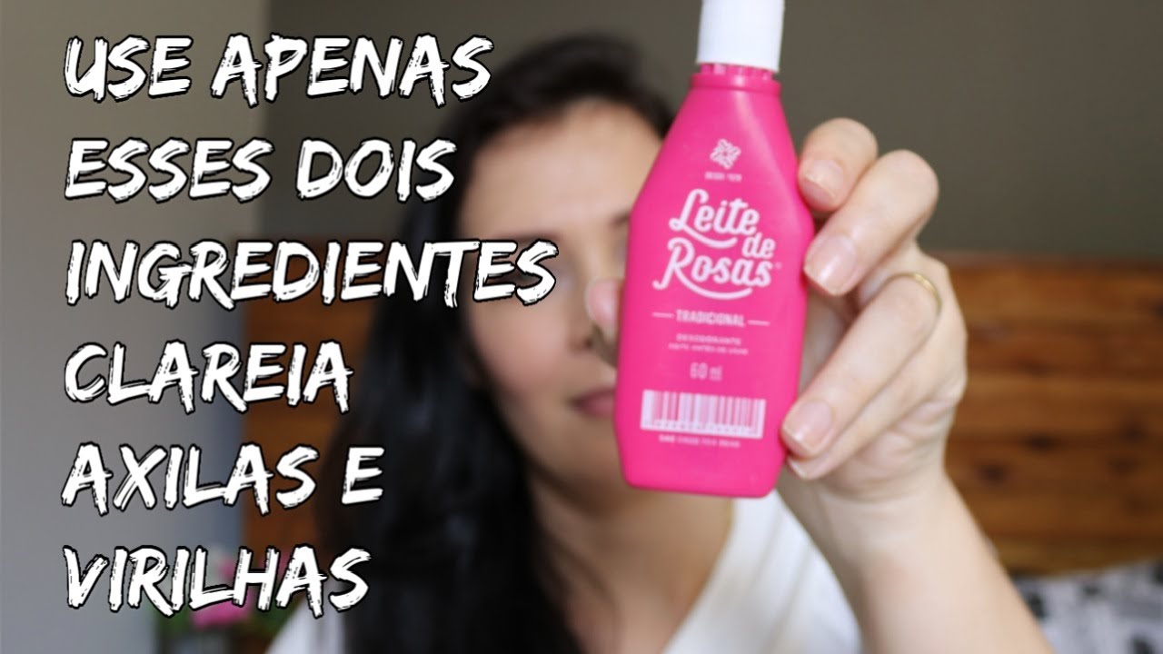 CLAREIA AXILAS E VIRILHAS sem gastar quase nada