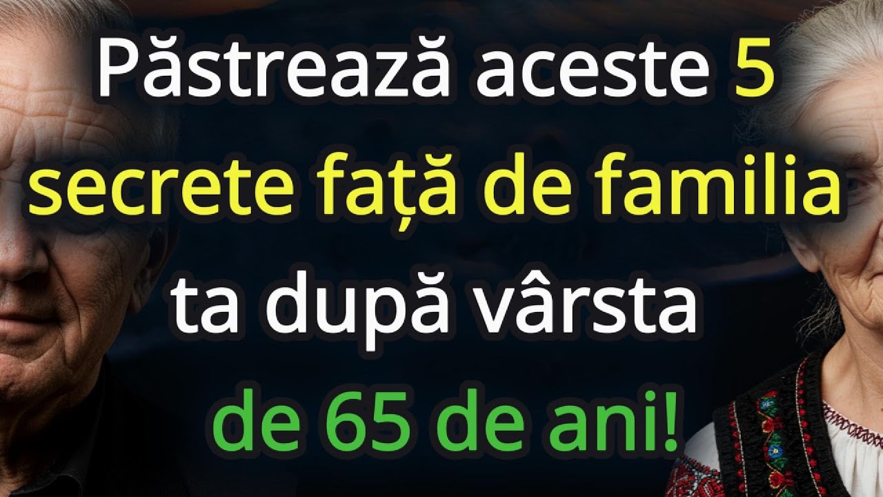👴👵 5 secrete importante pe care NU ar trebui să le împărtășești cu familia!