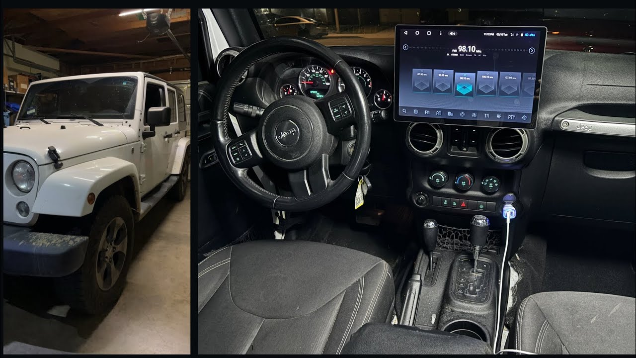 2011-2017 Jeep wrangler Jk, super HD  Radio replacement 