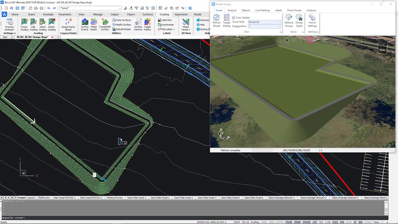 Civil Site Design   Grading