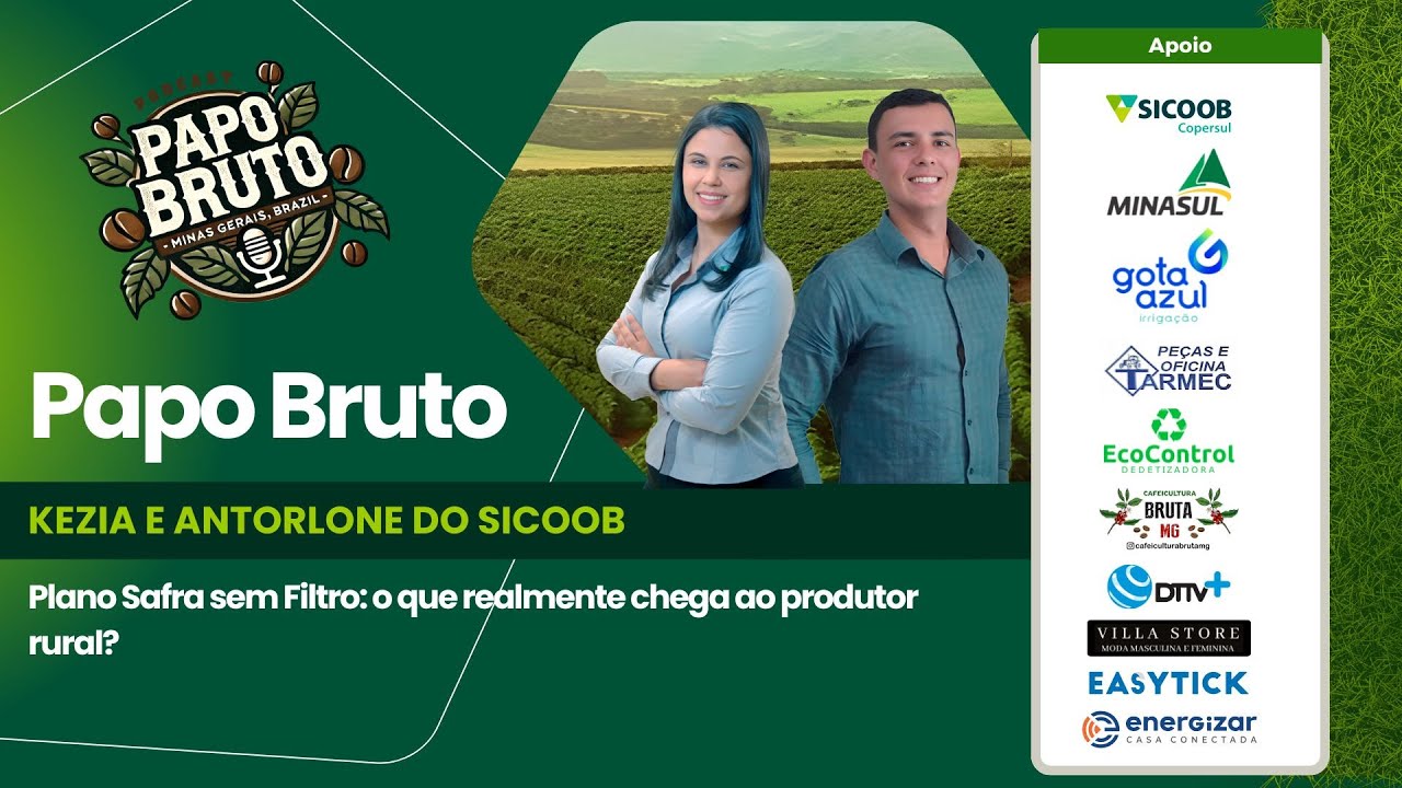 Papo Bruto com participação Kezia e Antorlone do SICOOB