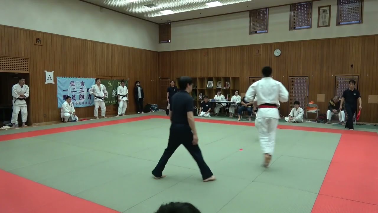 短刀乱取り競技個人戦 男子 植木杯　決勝三つ巴戦第2試合　第50回関西合気道競技大会　2025.11.16