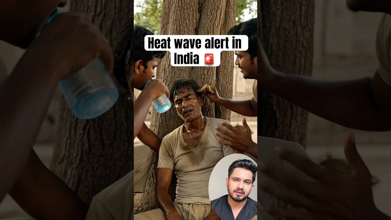 Heat Wave Alert in India 2026 | Heat Stroke Symptoms, Treatment & Prevention | लू से बचाव.#ytshorts