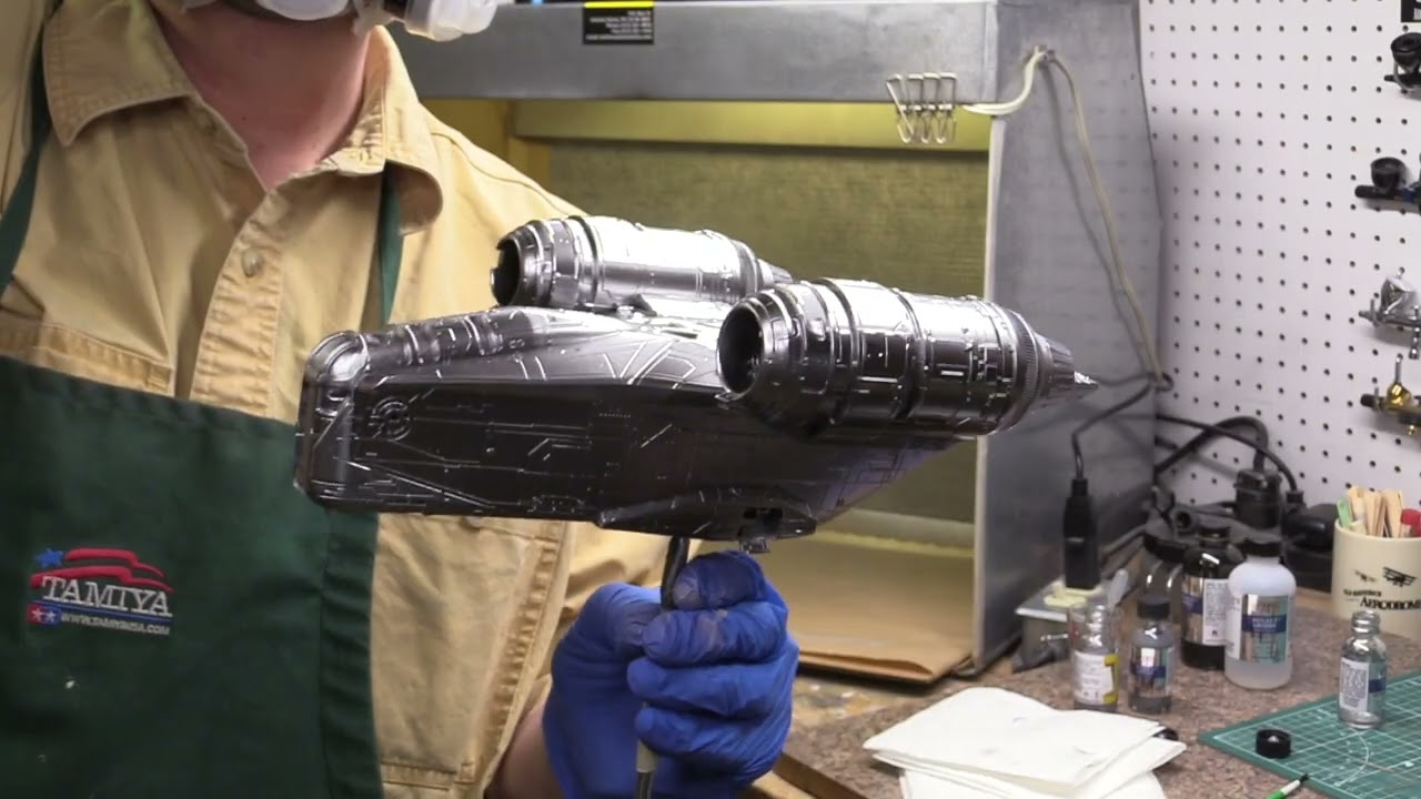 Natural Metal Finishes Part 2: Spraying Metallic Paint on a Model Kit