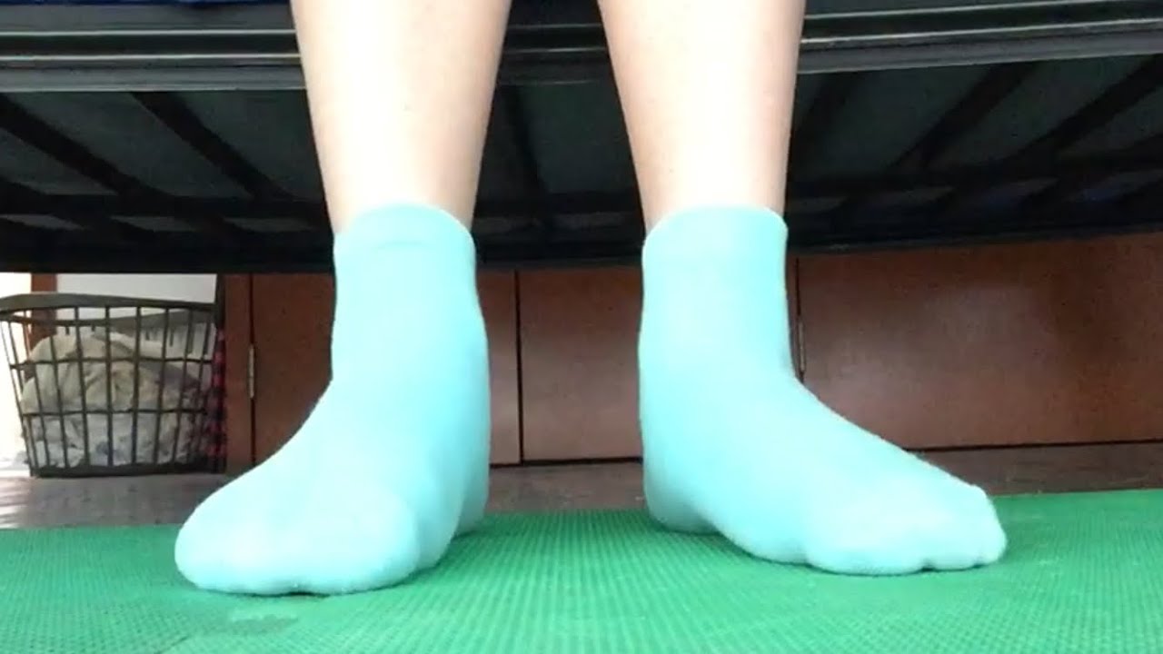 Only Turquoise Socks Tap Dancing 2 (Shiny Tap Shoes)