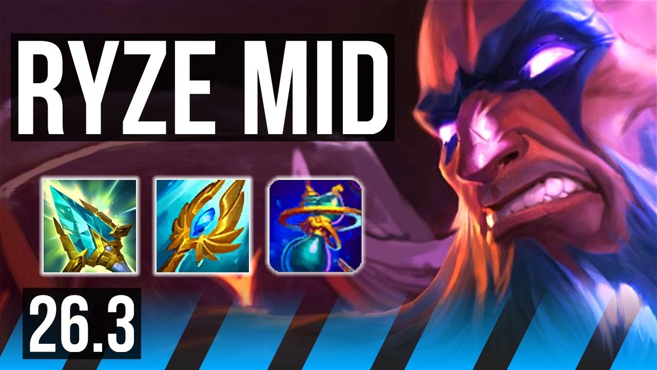 RYZE vs AKALI (MID) | Electrocute | EUW Master | 26.3