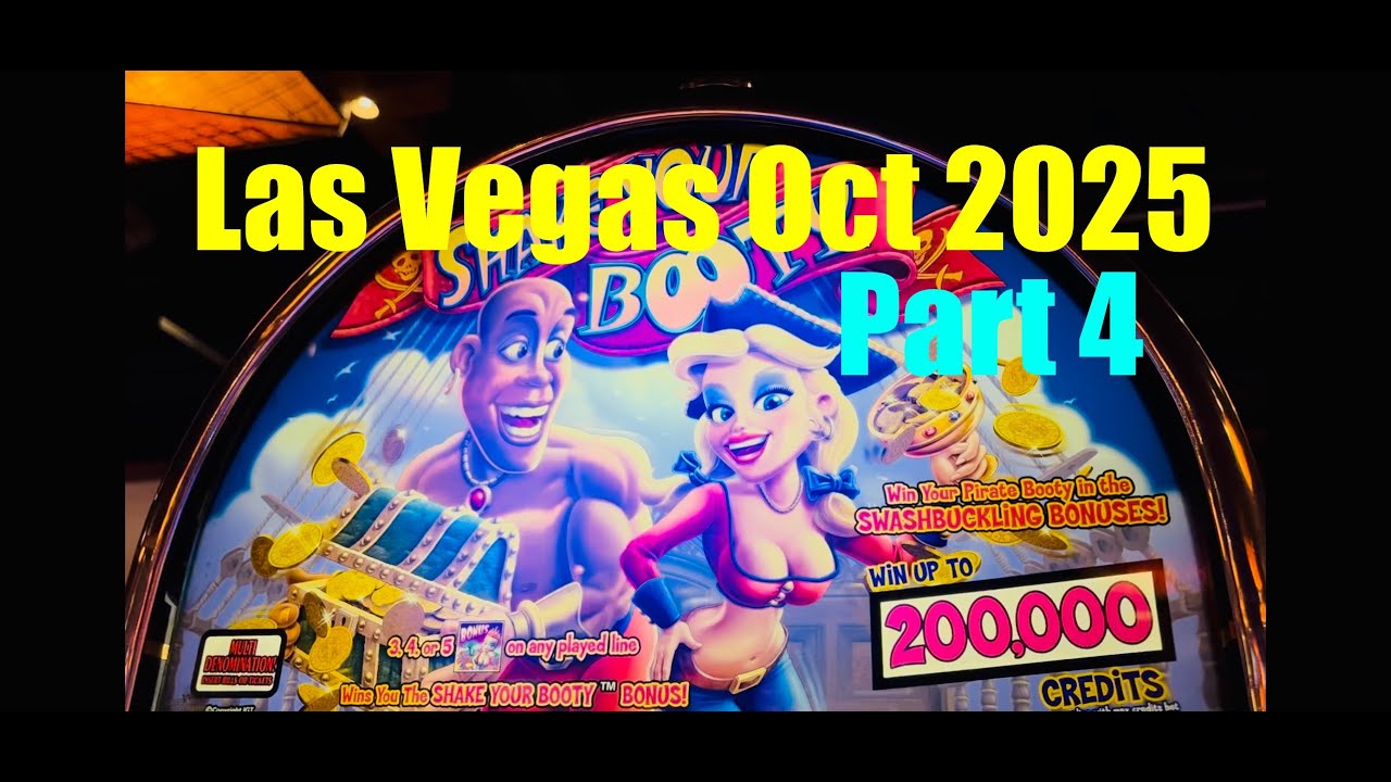 Vegas Vlog — октябрь 2025 г. — часть 4 — игровые автоматы в Сильвертоне — акулы, русалки и многое...