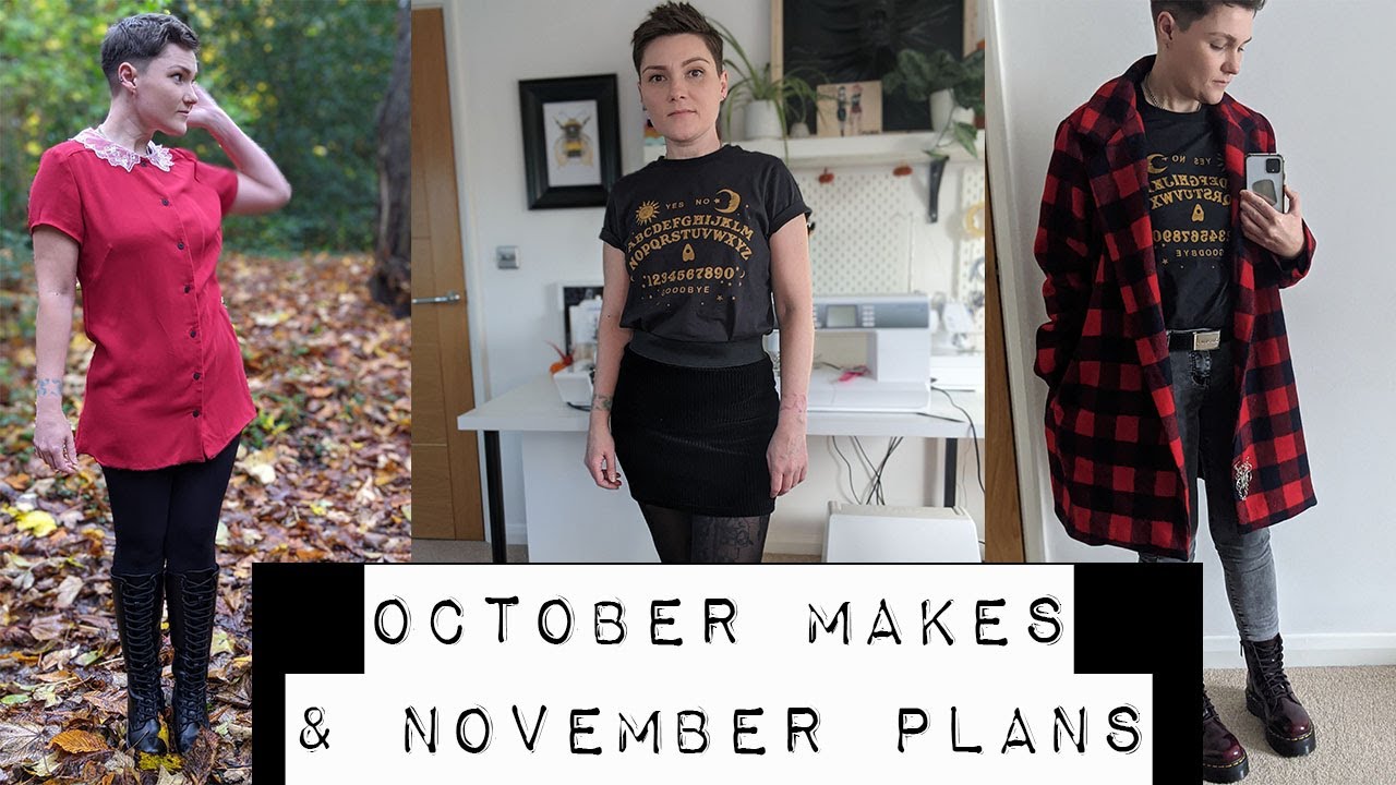 Patterns I bought, October makes and November Sewing Plans || Sewing Vlog 001 ||