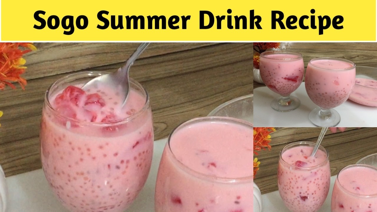 Sago Summer Drink Recipe | Sago Dana Drink | Refreshing Drink Recipe By Umar Kiani