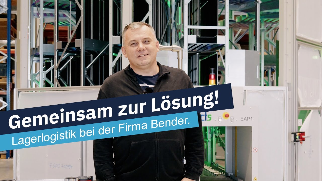 Smart Warehouse Mini im Einsatz: Die Firma Bender automatisiert Materialflüsse direkt an der Linie