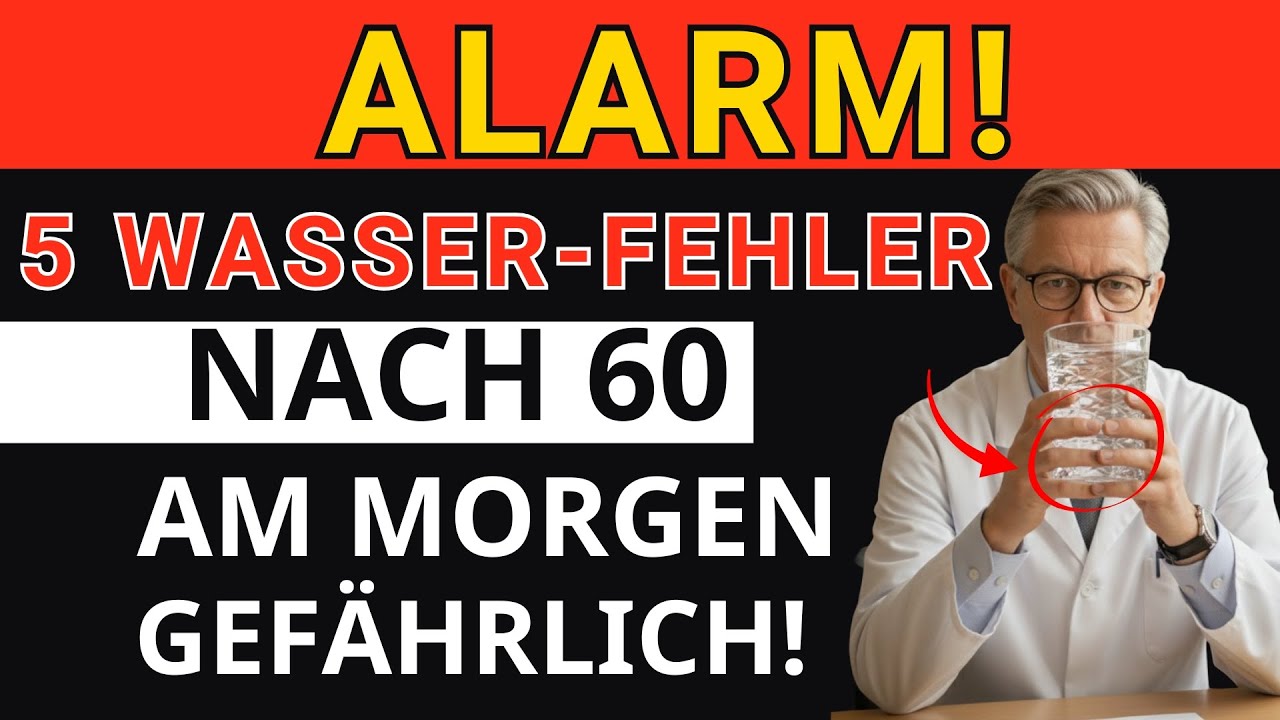ALARM! 5 gefährliche Wasser-Fehler am Morgen nach 60 – So vermeiden Sie Krankheit
