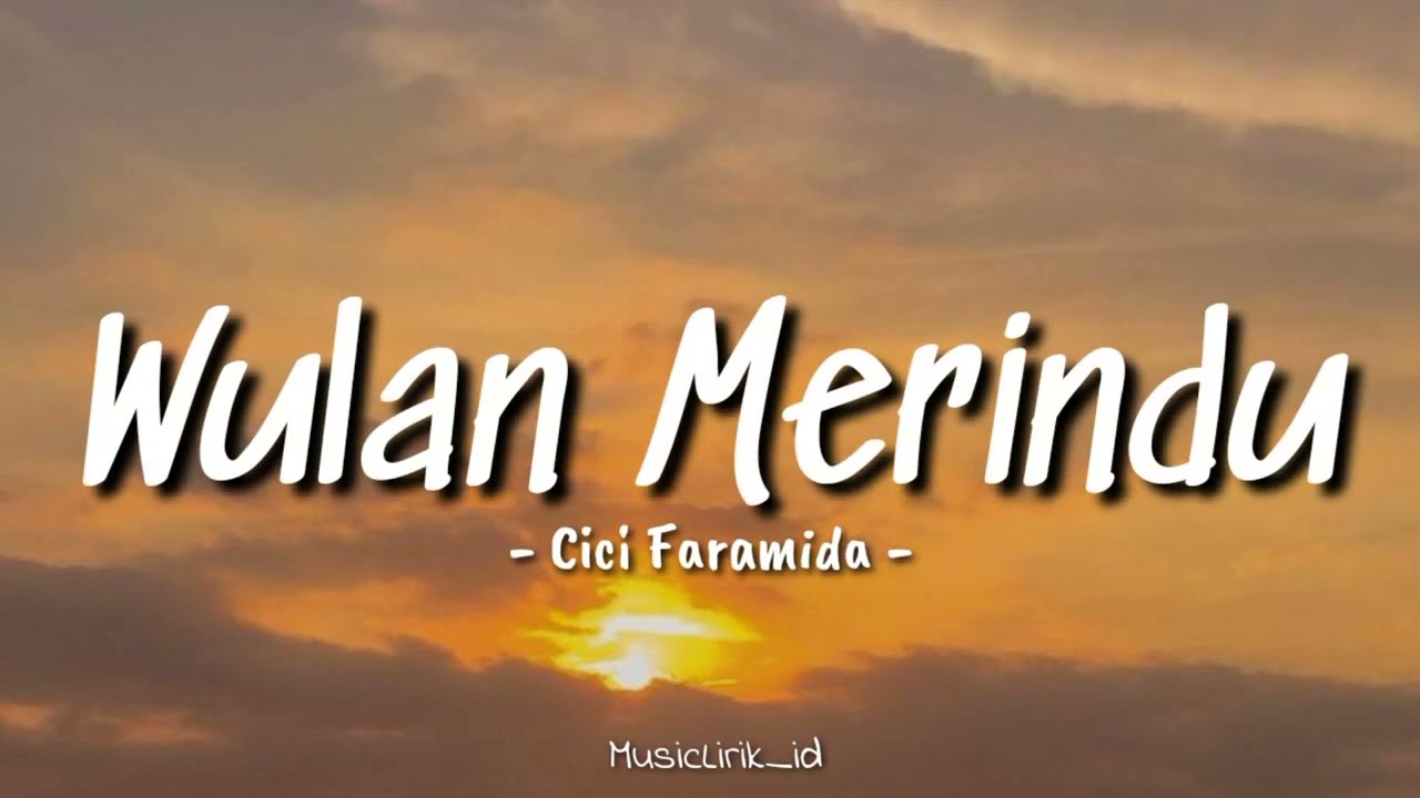 Wulan Merindu - Cici Faramida || Reggae Version (Lirik Lagu) Sunyi Sepi Malam Tanpa Sinar Bulan 🎶🎶🎶