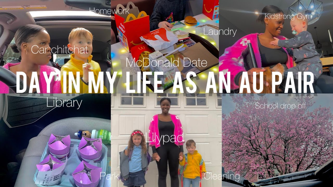 au pair diaries 2 | Day in my life as an au pair in America | Library, school , park , gym 🇿🇦🇺🇸