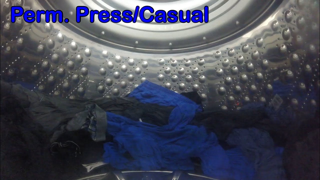 LG WM5480CW | Perm. Press/Causual Cycle