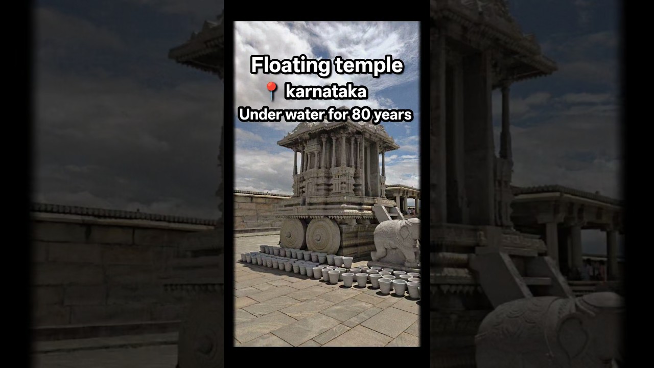 Did you know there's a stunning heritage temple near the KRS Backwaters?