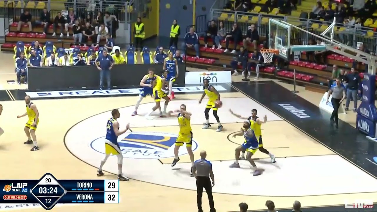 Reale Mutua Torino - Tezenis Verona 77-87