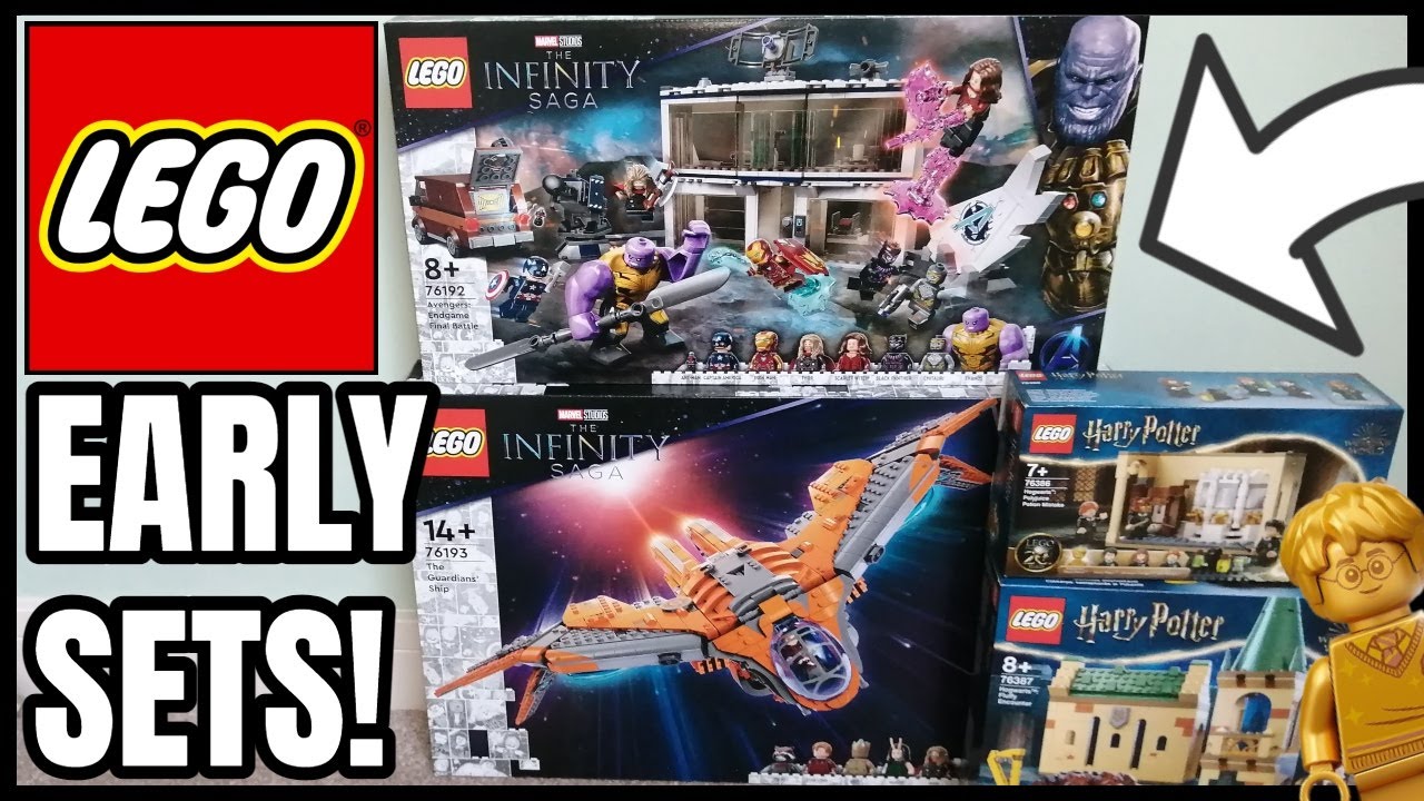 EARLY Lego Marvel & Harry Potter Summer 2021 Sets HAUL!