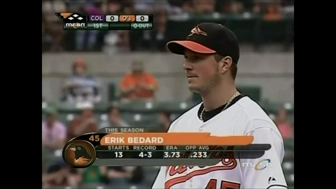 2007 MLB Regular Season BAL vs COL Erik Bedard先發逐球 MAX99MPH