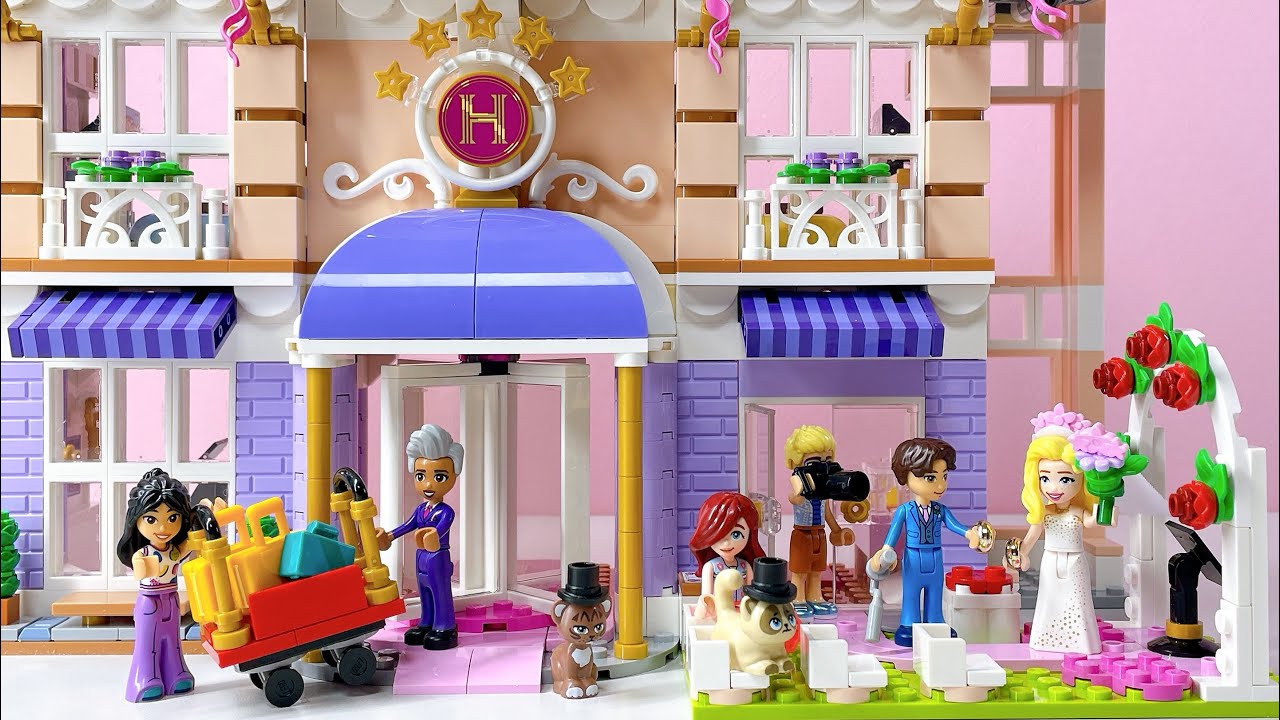 Набор Lego Friends &laquo;Гранд-отель Хартлейк-Сити&raquo; 42704: полная сборка и обзор | Lego Friends лето 2026