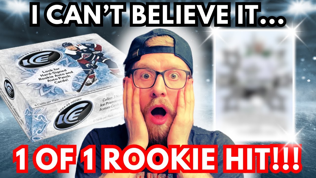 1-of-1 HIT?! 😱 2024-25 Upper Deck Ice Hockey Box Opening!