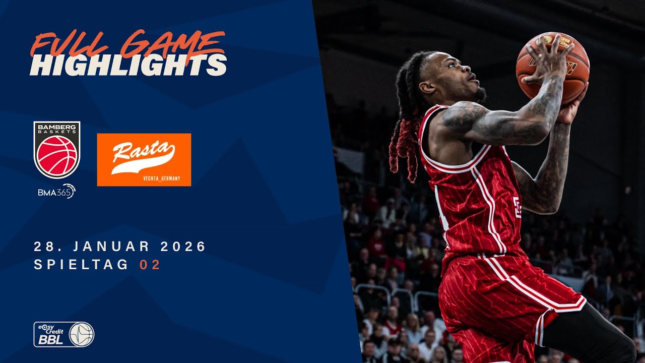 BMA365 Bamberg Baskets vs. RASTA Vechta - Full Game Highlights - Spieltag 2, 25/26
