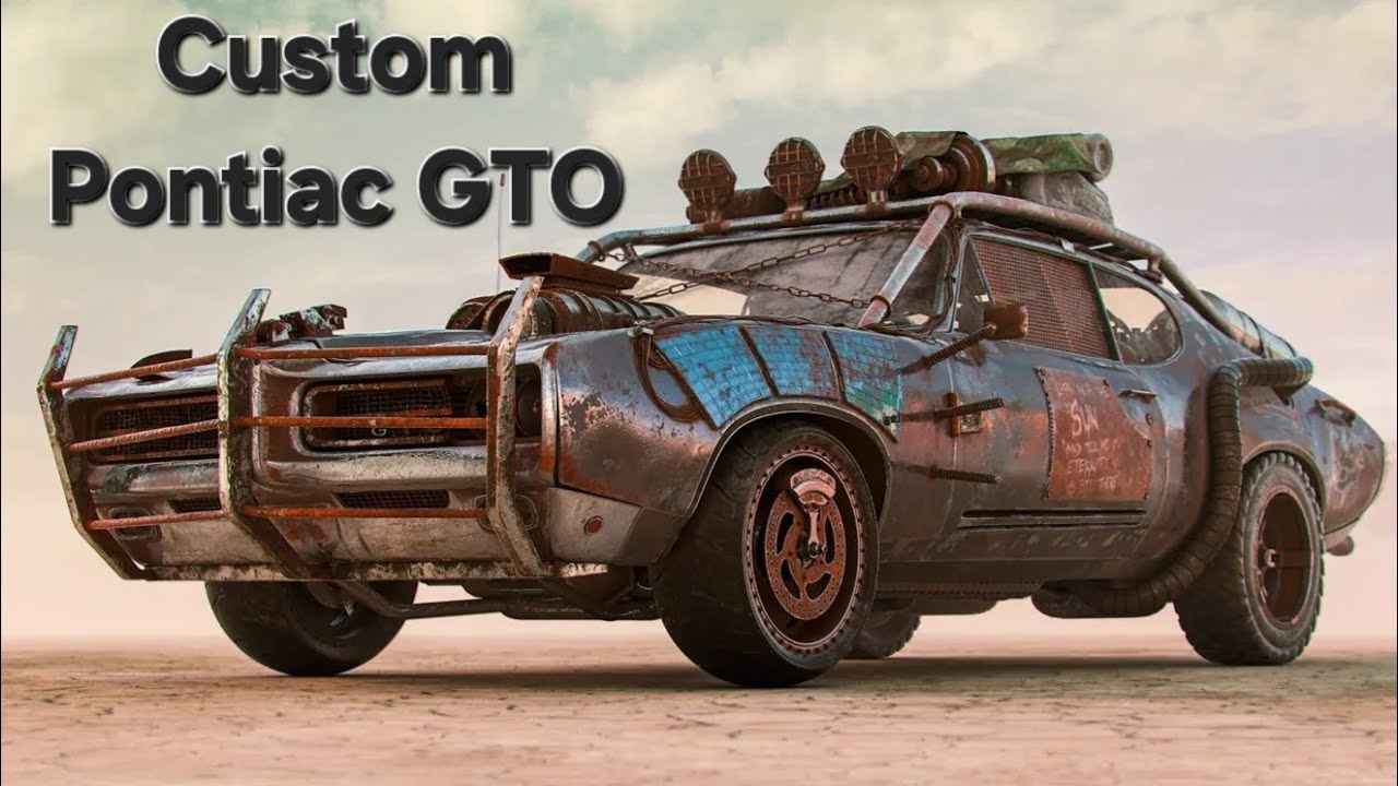 Hot Wheels Pontiac GTO custom, Mad Max stile 