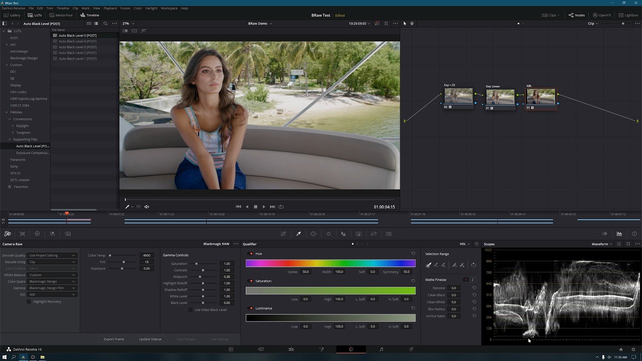Emotive Color P4KAlex Resolve Lut Workflow - Pocket 4K / P4K to Arri Alexa