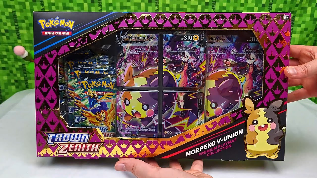 Opening Pokemon Crown Zenith V-Union Playmat Box - Morpeko | Pokemon Cards and Chill