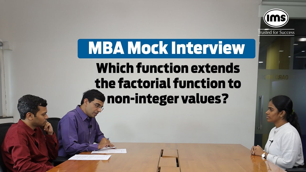 S2 - Ep7 | MBA Mock Interview ft. Lavanya Kurup | IMS Mock Interview Series