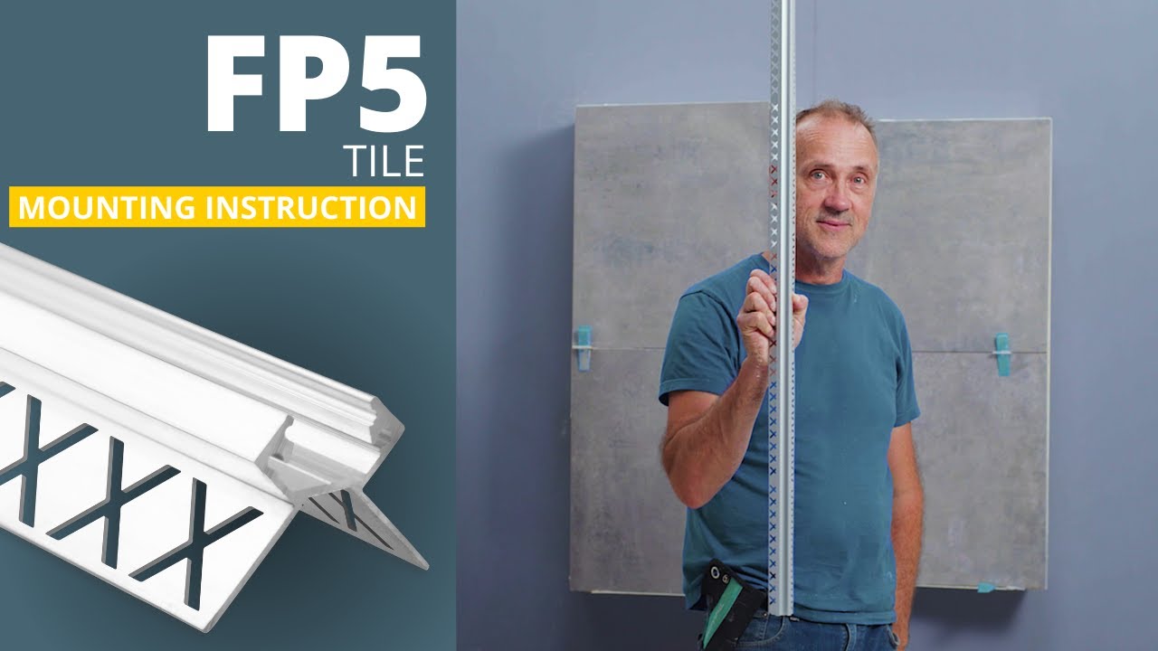 FP5 LED Exterior Corner Tile Profile for LED | installing instruction