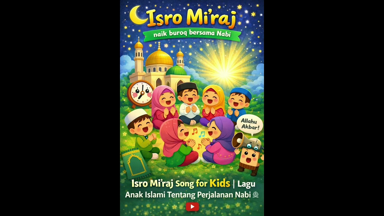 Isra Mi’raj Story Song for Kids | Islamic Children Nasheed