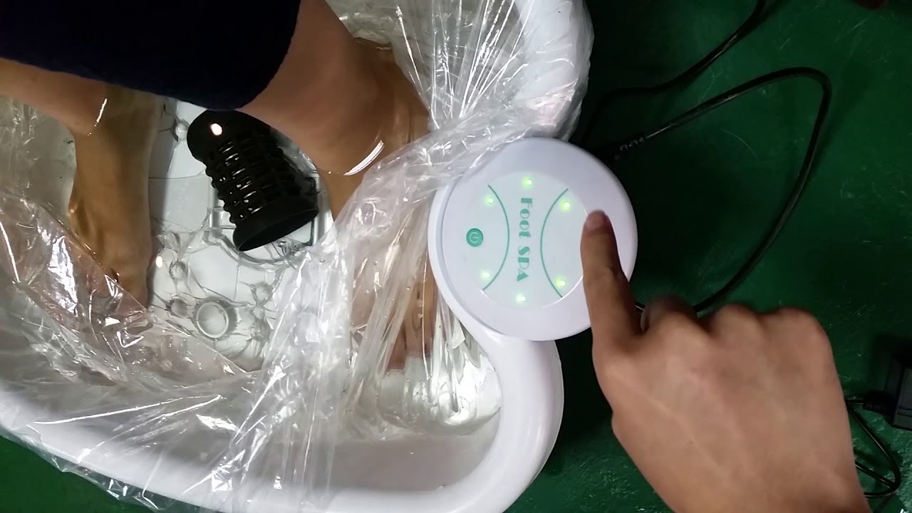 How to use Ionic Detox Foot Bath Spa Tub Basin System - TheLAShop