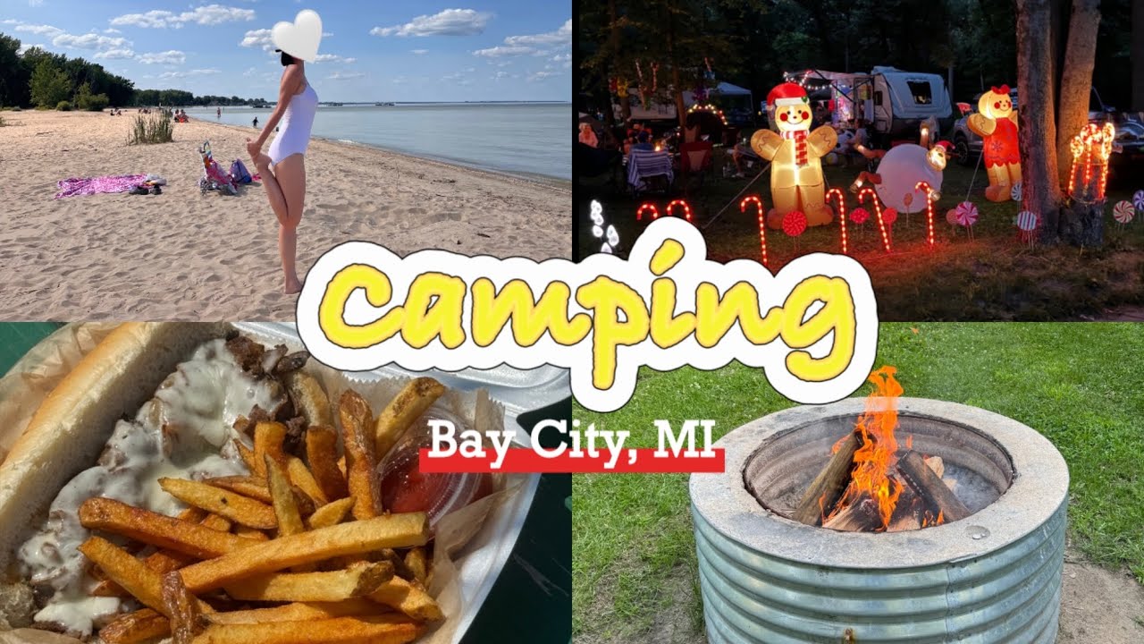 미국캠핑🌲Camping at Bay City State Park, MI🏕️