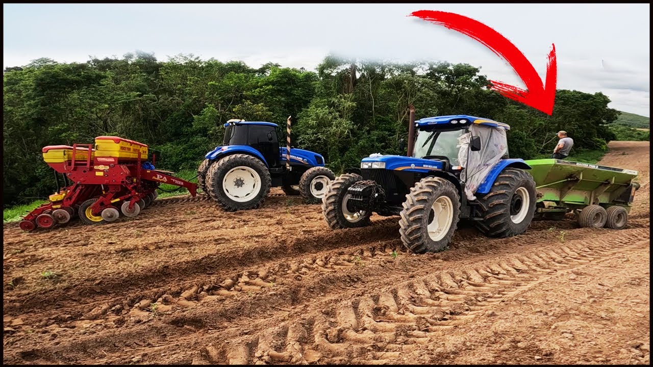 PATRÃO FICOU DOIDO COM O NOVO RONCO DO NEW HOLLAND T6 110!
