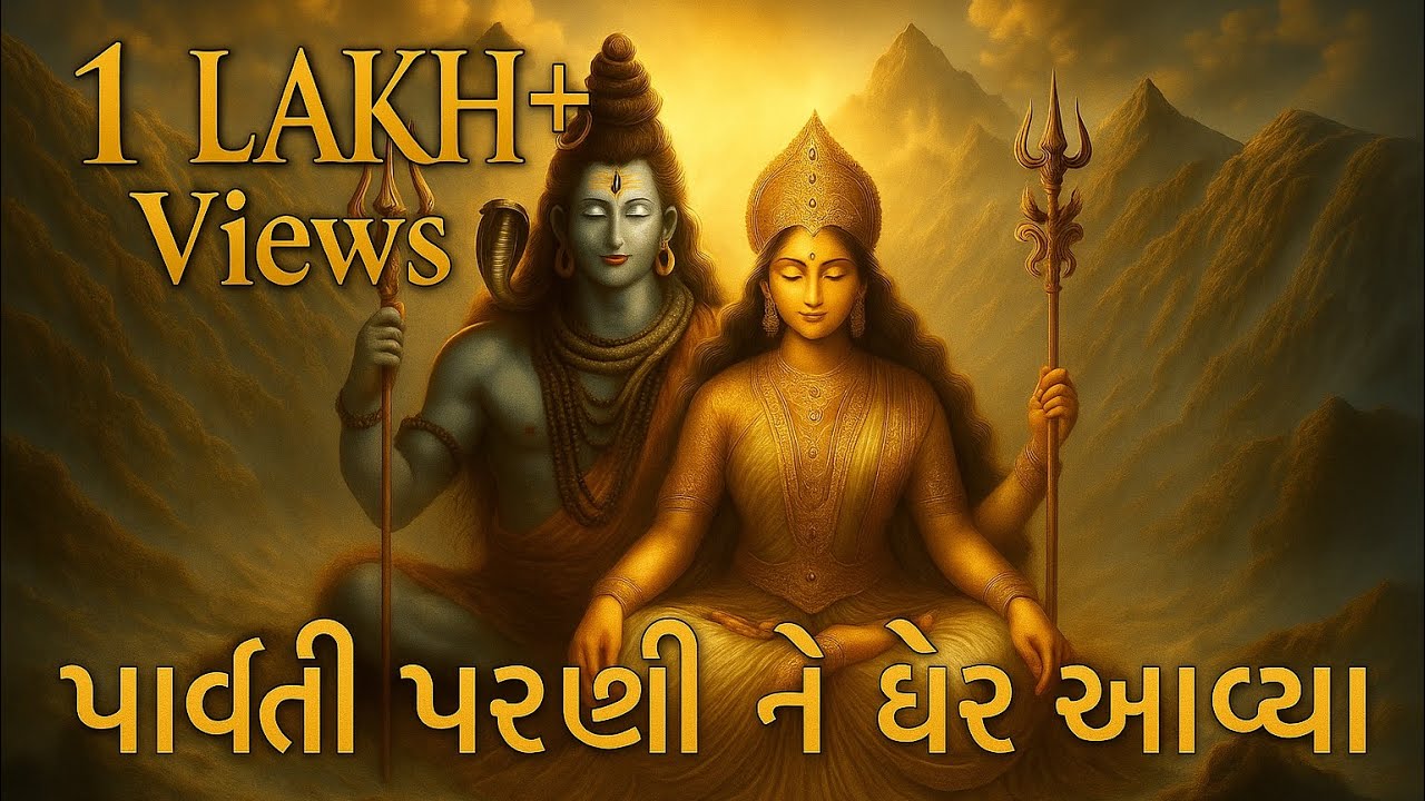 ધમાકેદાર ભજન શ્રાવણ માસ નુ🙏શિવજી ને કૈલાસે માનસરોવર તમને દરિયે પાણી મેલ્યા🙏પાર્વતી પરણી ને ઘેર આવ્યા