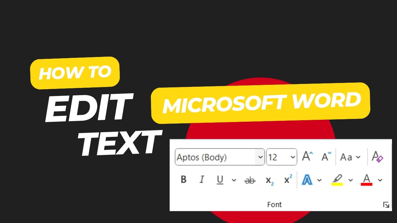 Microsoft Word Font Edit dan