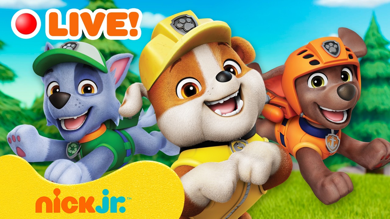 🔴 LIVE: Rubble & PAW Patrol's Ultimate Rescues From Every Season! | Rubble & Crew