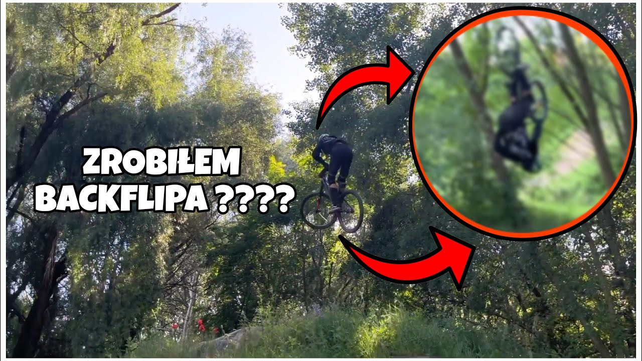 śrem dirt park ZROBIŁEM BACKFLIPA ????