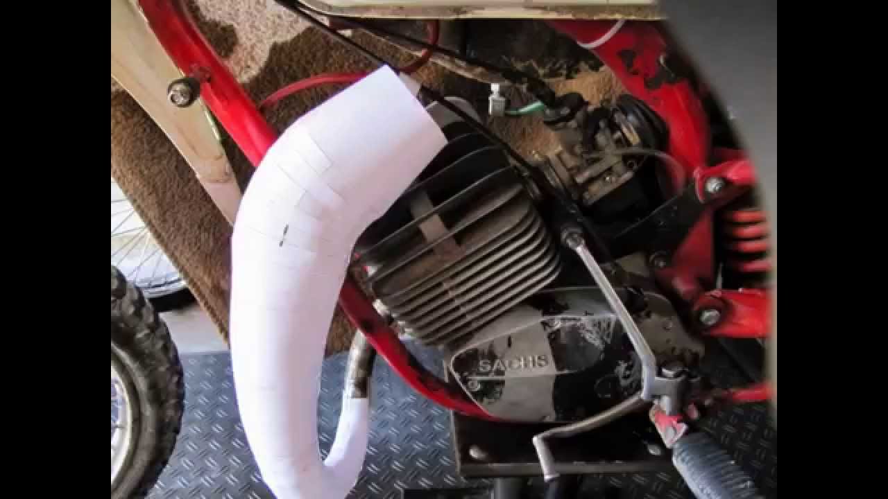 Hercules ZX1 Resonanzauspuff / Rennauspuff bauen